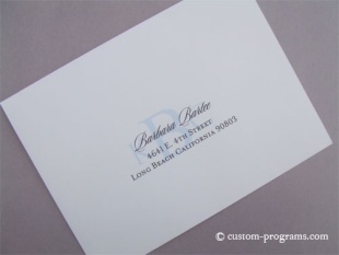 Unique Addressing, monogram design
