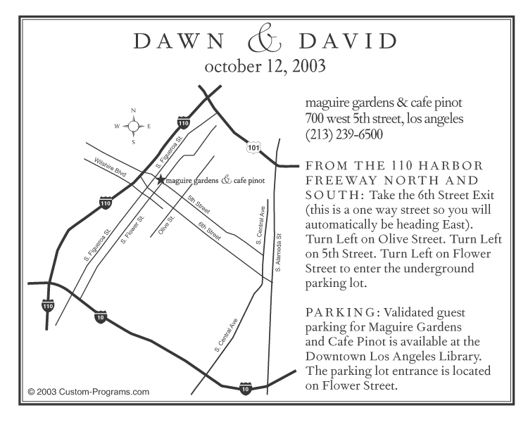Custom Maps, Wedding Maps, Special Day, Guests, Invitations, Directions